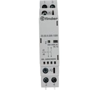 Модульный контактор Finder 2 NO, Механический индикатор + Светодиод, 223202301320