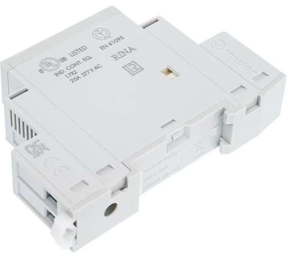 Модульный контактор Finder 2 NO, Механический индикатор + Светодиод, 223202301320