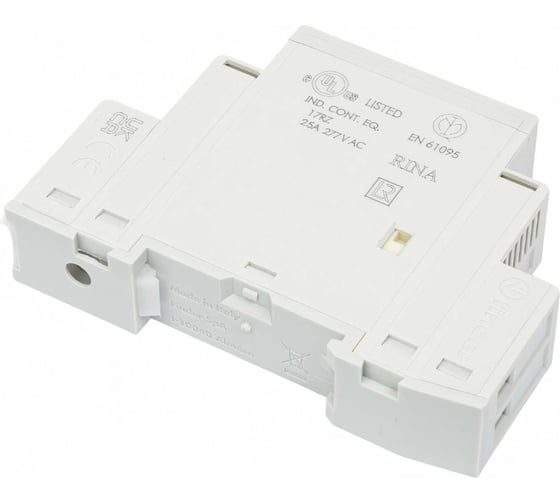 Модульный контактор Finder 2НО, контакта 25А, = 12В AC/DC, - AgSnO2, 223200124320