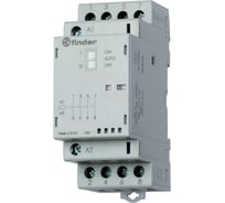 Модульный контактор Finder 2 NO + 2 NC, Механический индикатор + Светодиод, 223400241620