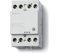 Модульный контактор Finder 4но, контакта 40а, = 12в Ac/Dc, - Agsno2 - уп. с 1 конт., 224400124310PAS
