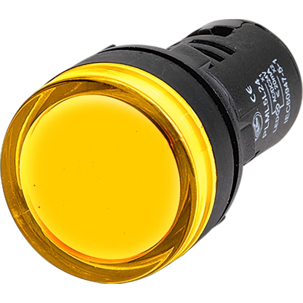 Сигнальный индикатор со встроенным диодом DKC 220В, желтый ALIL3L220 ...