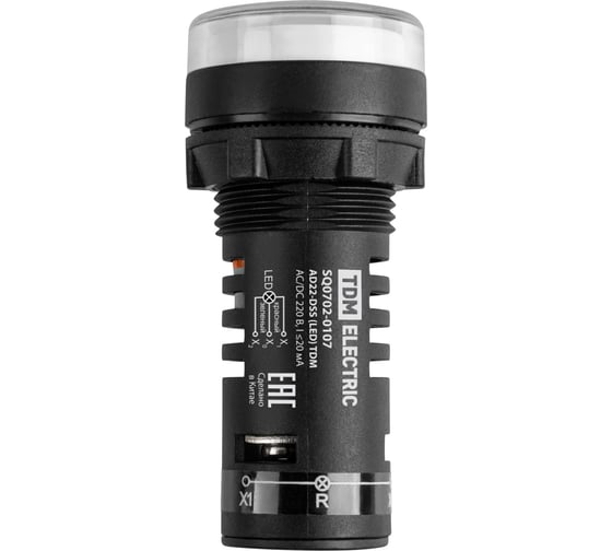 Индикатор двухцветный TDM ELECTRIC AD22-DSS (LED) матрица d22 мм красный/зеленый упаковка 10 штук 220 В AC/DC SQ0702-0107