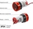 Индикатор значения напряжения TDM ELECTRIC и тока ED16-22VAD d22мм 20В-500В 100А упаковка 5 штук красный SQ0746-0086 5