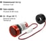 Индикатор значения напряжения TDM ELECTRIC и тока ED16-22VAD d22мм 20В-500В 100А упаковка 5 штук красный SQ0746-0086 6
