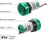 Индикатор значения напряжения TDM ELECTRIC и тока ED16-22VAD d22мм 20В-500В 100А упаковка 5 штук зеленый SQ0746-0084 5