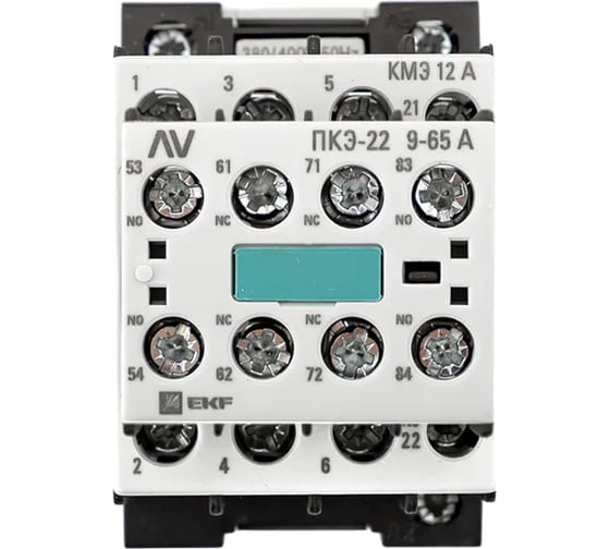Комплект EKF КМЭ 12А 1NC 400В АС с дополнительными контактами 2НО+2НЗ AVERES ctr-s-12-01-400-av-22