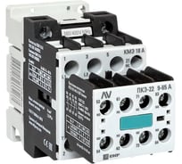 Комплект EKF КМЭ 18А 1NC 400В АС с дополнительными контактами 2НО+2НЗ AVERES ctr-s-18-01-400-av-22