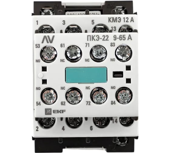 Комплект EKF КМЭ 12А 1NO 400В с дополнительными контактами 2НО+2НЗ АС AVERES ctr-s-12-10-400-av-22
