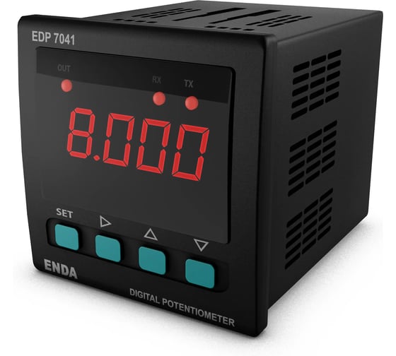 Цифровой потенциометр с индикацией ENDA EDP7041-UV-RS 1