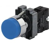 Кнопка ANDELI XB2-BL61 без подсветки удлиненная синяя 1НО ADL10-041