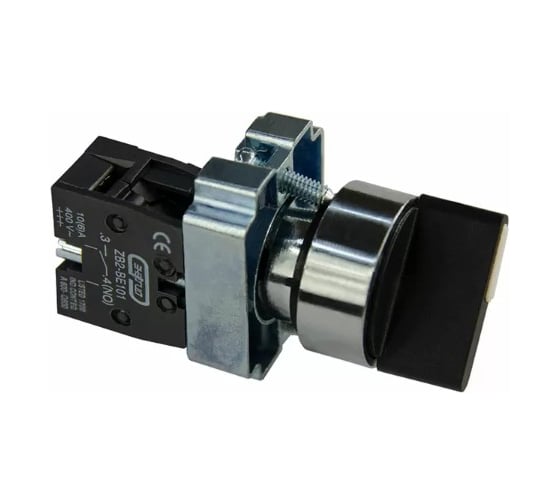Переключатель ANDELI XB2-BJ33 черный 3 положения I-0-II длинная ручка 2НО ADL10-010