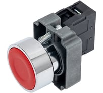 Кнопка ANDELI XB2-BА42 без подсветки красная 1НЗ ADL10-055