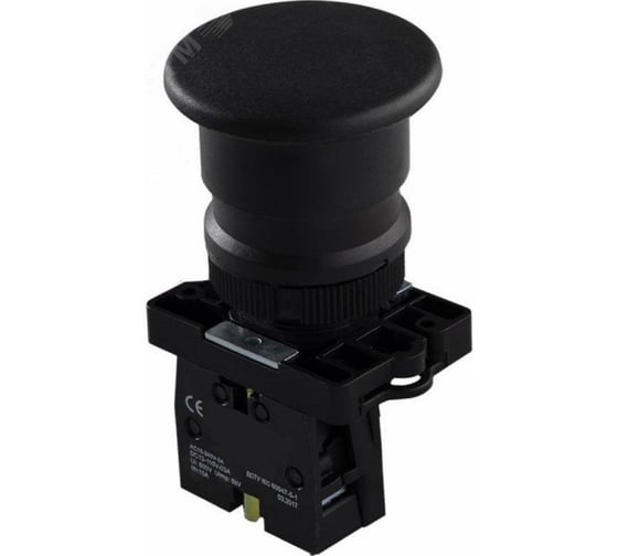 Кнопка ANDELI LA115-A5-10M/12 черный 1НО ADL10-345