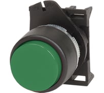 Выпуклая кнопка DKC прозрачная, без фиксации, зеленая ABDLR2 93651