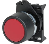 Кнопка DKC плоская, прозрачная с фиксацией, красная ABDLM1 93640