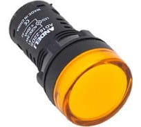 Лампа ANDELI AD16-22DS (LED) матрица d22мм желтый (упаковка из 10 штук) 220В DC ADL10-152