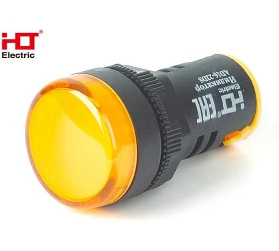 Лампа HLT AD16-22DS (LED) матрица d22мм желтый 36В IP40 (10шт./уп) 085-06-12