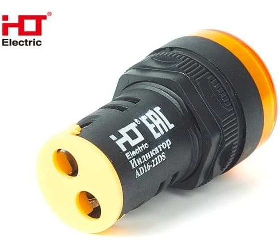 Лампа HLT AD16-22DS (LED) матрица d22мм желтый 230В IP40 (10шт./уп) 085-06-14