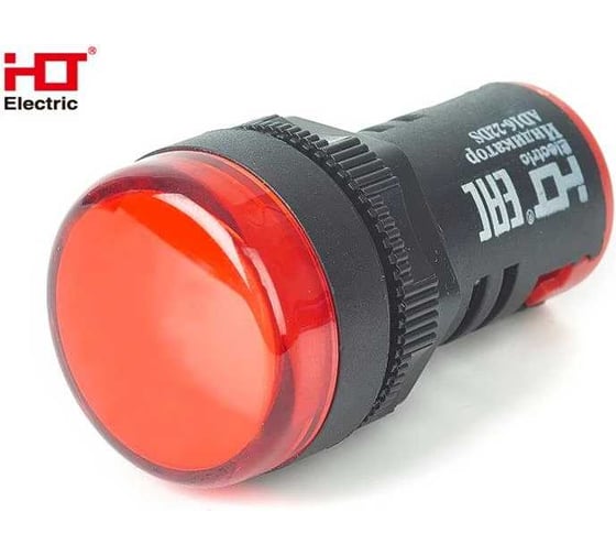 Лампа HLT AD16-22DS (LED) матрица d22мм красный 230В IP40 (10шт./уп) 085-06-24