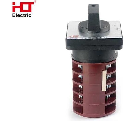 Переключатель кулачковый HLT ПК-1-103 32А 3P 0-1-2-3 IP20 085-21-009