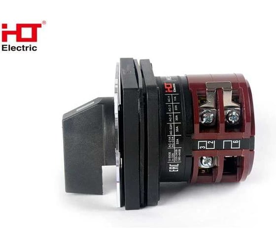 Переключатель кулачковый HLT ПК-1-101 32А 1P 0-1-2-3 IP65 085-21-012