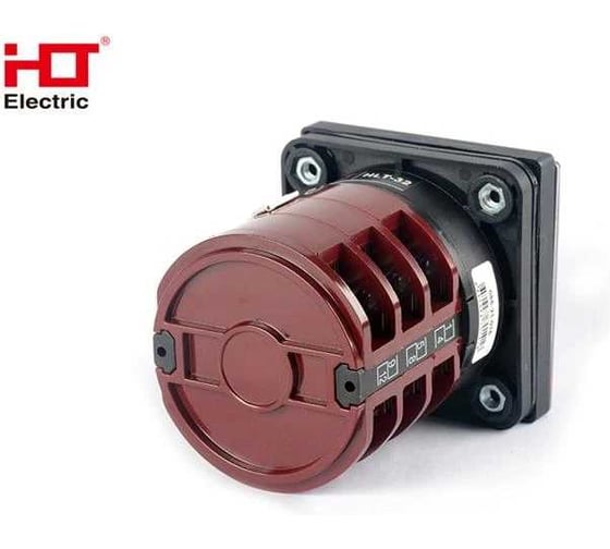 Переключатель кулачковый HLT ПК-1-102 32А 2P 0-1-2-3 IP65 085-21-015