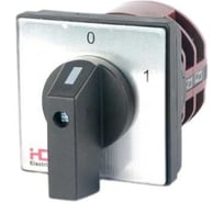 Переключатель кулачковый HLT ПК-1-13 63А 3P 0-1 IP20 085-21-026