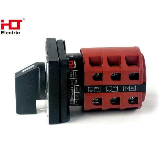 Переключатель кулачковый HLT ПК-1-23 32А 3P 1-0-2 IP20 085-21-035