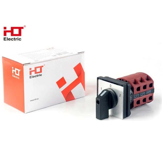 Переключатель кулачковый HLT ПК-1-23 32А 3P 1-0-2 IP20 085-21-035