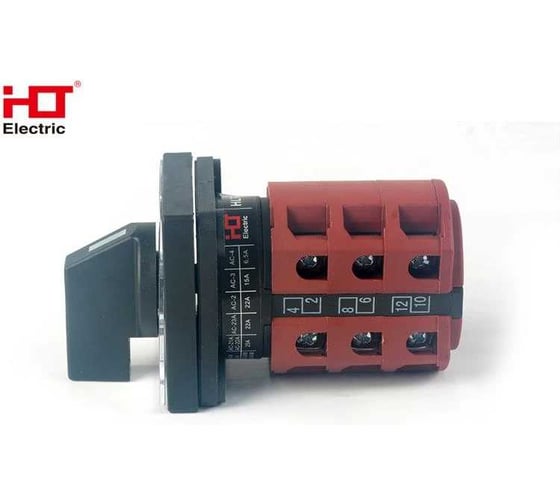 Переключатель кулачковый HLT ПК-1-43 32А 3P 1-0-2 IP20 085-21-047