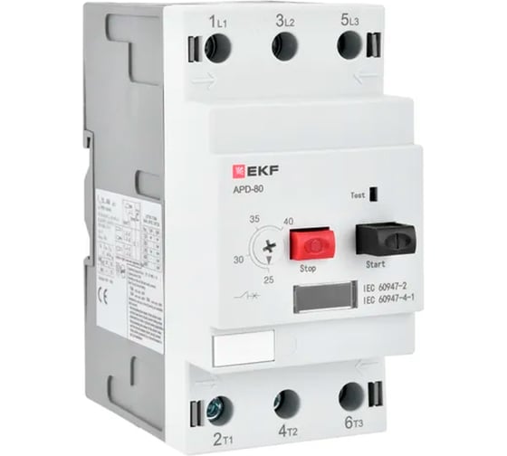 Автомат пуска двигателя EKF АПД-80 40-63А apd80-me-63 1