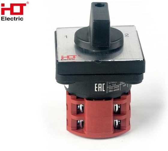 Переключатель кулачковый HLT ПК-1-42 10А 2P 1-0-2 IP20 085-21-043