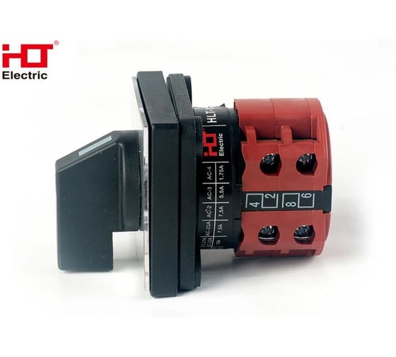 Переключатель кулачковый HLT ПК-1-42 10А 2P 1-0-2 IP20 085-21-043