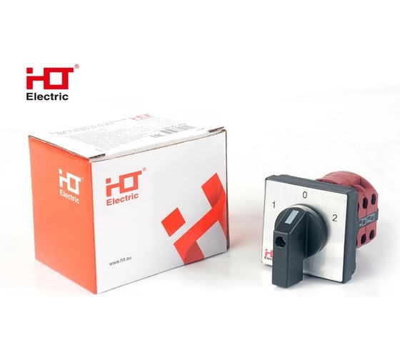 Переключатель кулачковый HLT ПК-1-42 10А 2P 1-0-2 IP20 085-21-043