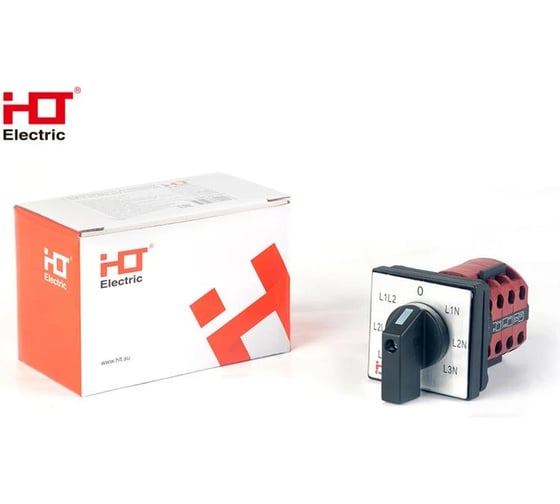 Переключатель кулачковый HLT ПК-1-64 10А для вольтметра IP20 085-21-057
