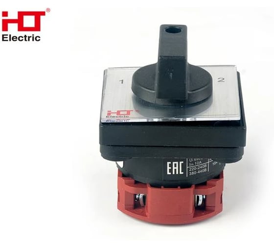 Переключатель кулачковый HLT ПК-1-41 10А 1P 1-0-2 IP20 085-21-041