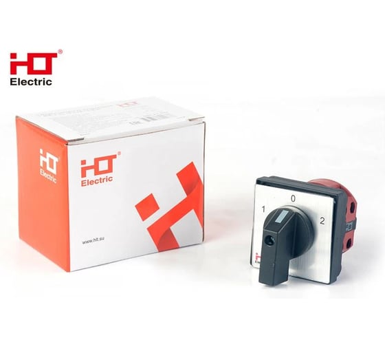 Переключатель кулачковый HLT ПК-1-41 10А 1P 1-0-2 IP20 085-21-041
