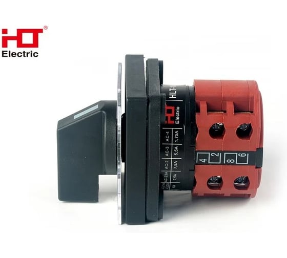 Переключатель кулачковый HLT ПК-1-22 10А 2P 1-0-2 IP20 085-21-031
