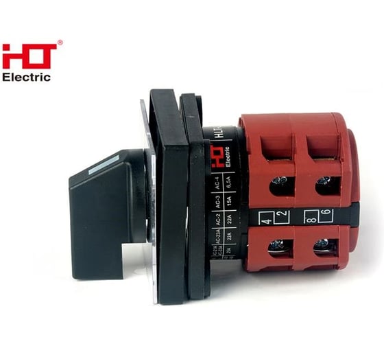 Переключатель кулачковый HLT ПК-1-23 10А 3P 1-0-2 IP20 085-21-033