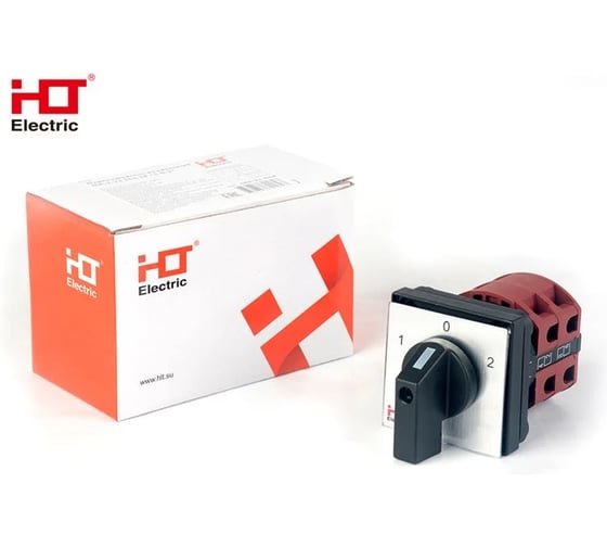Переключатель кулачковый HLT ПК-1-23 10А 3P 1-0-2 IP20 085-21-033