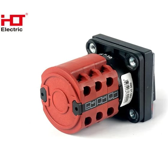 Переключатель кулачковый HLT ПК-1-53 10А 3P 1-2 IP20 085-21-053