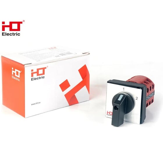 Переключатель кулачковый HLT ПК-1-53 10А 3P 1-2 IP20 085-21-053
