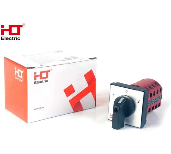 Переключатель кулачковый HLT ПК-1-24 10А 4P 1-0-2 IP20 085-21-037
