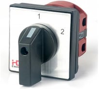 Переключатель кулачковый HLT ПК-1-51 25А 1P 1-2 IP20 085-21-050