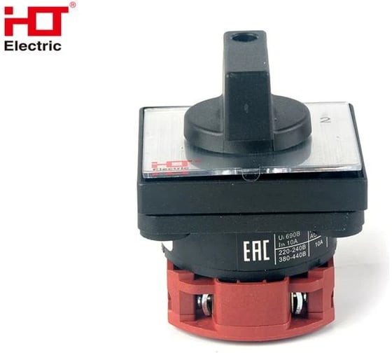 Переключатель кулачковый HLT ПК-1-51 10А 1P 1-2 IP20 085-21-049