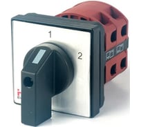 Переключатель кулачковый HLT ПК-1-52 25А 2P 1-2 IP20 085-21-052