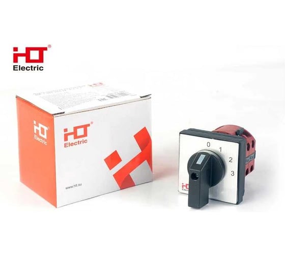 Переключатель кулачковый HLT ПК-1-101 10А 1P 0-1-2-3 IP20 085-21-001
