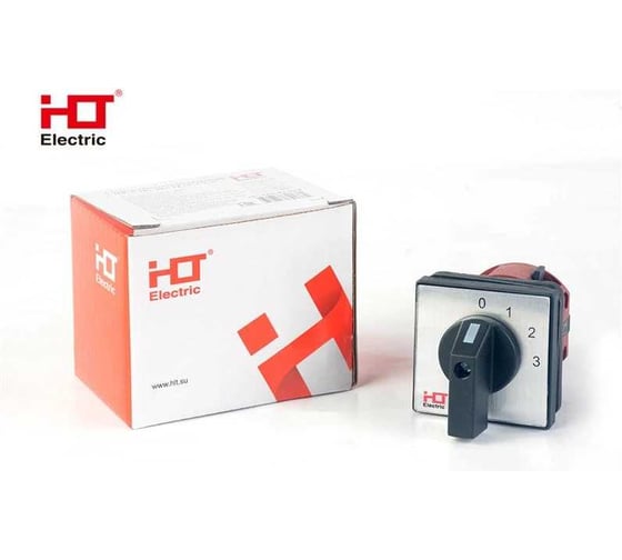 Переключатель кулачковый HLT ПК-1-101 10А 1P 0-1-2-3 IP65 085-21-010