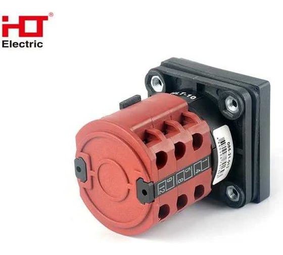 Переключатель кулачковый HLT ПК-1-102 10А 2P 0-1-2-3 IP65 085-21-013